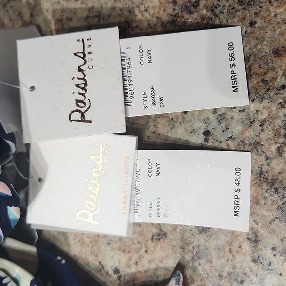 Hi-Waist Floral Bikini Set Size 22 - Picture 4 of 4